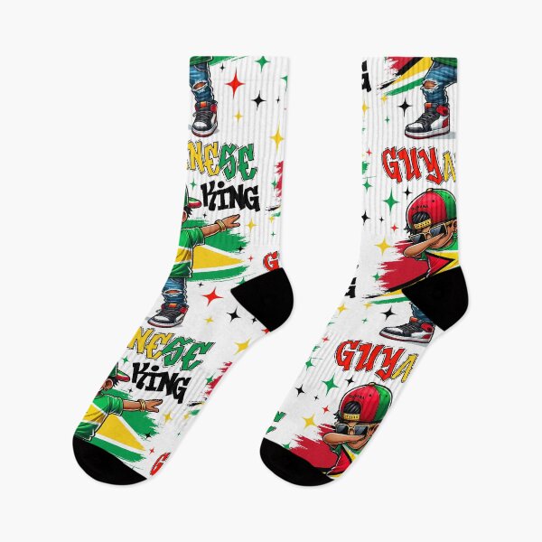 Item preview, Guyanese King dabbing Guyana Flag Pride for Kids designed and sold by NUMAcreations.
