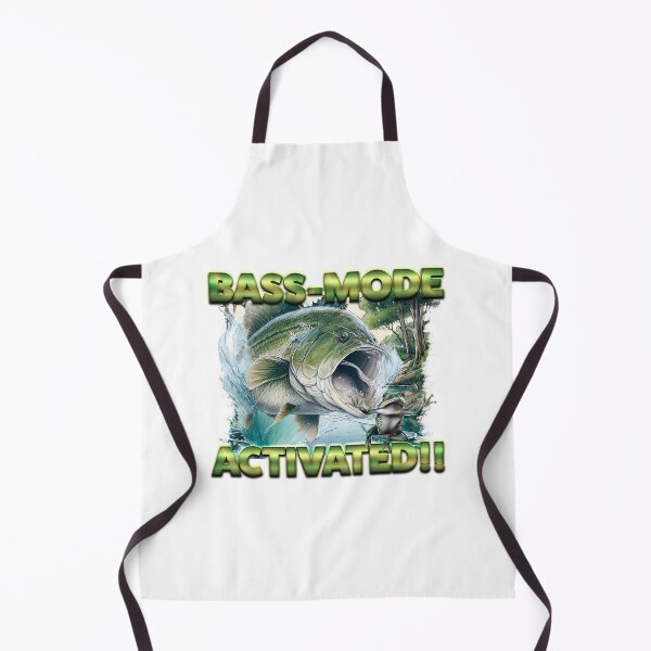 Item preview, Bass-Mode Activated!! – Epic Fishing Action Design designed and sold by AmaJoy Designs .