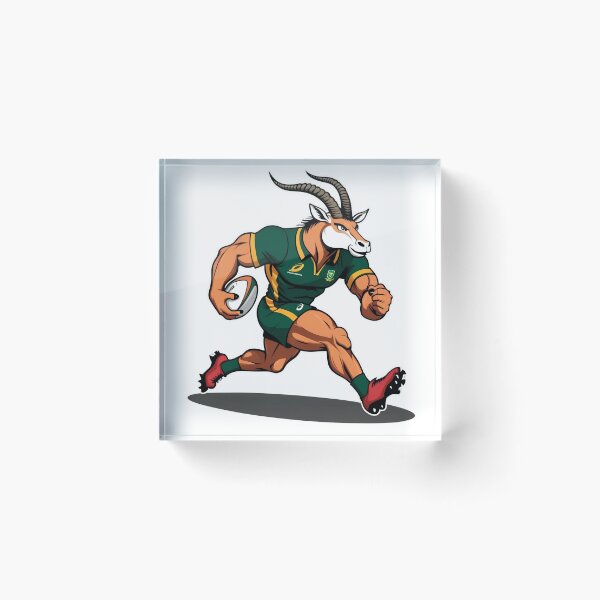 Item preview, Springbok Rugby Mascot – South Africa Power Art designed and sold by RAA-Logo-Image.
