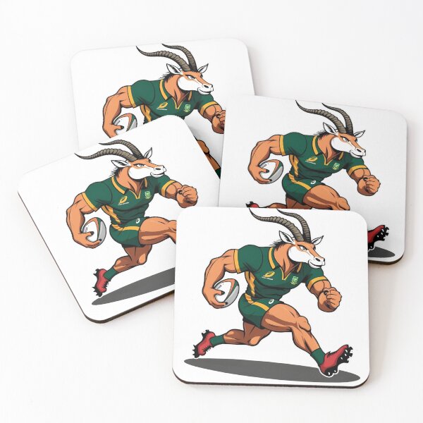 Item preview, Springbok Rugby Mascot – South Africa Power Art designed and sold by RAA-Logo-Image.