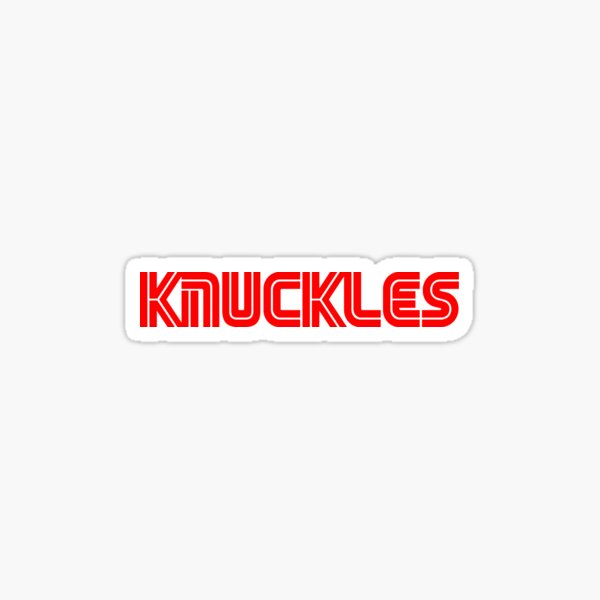 Item preview, Knuckles, Sega font, Sonic designed and sold by mik3367.
