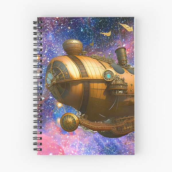 Item preview, Steampunk Spaceship designed and sold by AllArtTaide.