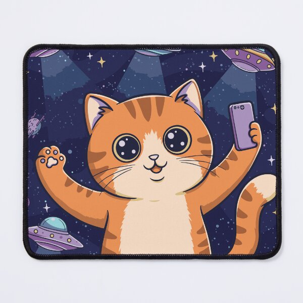 Item preview, Alien Cat Selfie – Funny UFO Cat Meme Design, Cute Space Lover Gift designed and sold by Obito-Designs.