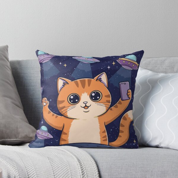 Item preview, Alien Cat Selfie – Funny UFO Cat Meme Design, Cute Space Lover Gift designed and sold by Obito-Designs.