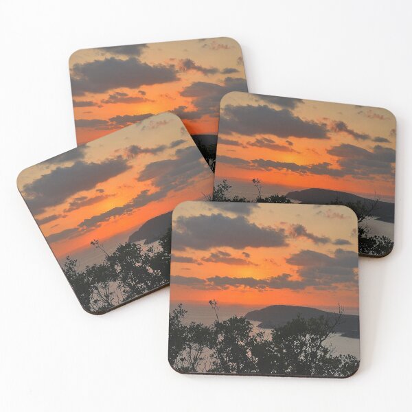 Item preview, Golden Dusk Over the Island designed and sold by MarinaBlackArt.