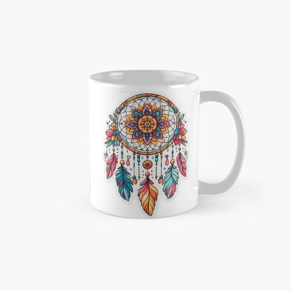Item preview, boho dream catcher colored floral sticker,Bohemian,Bloom Boom,Spring,floral designed and sold by Expressions-Sel.