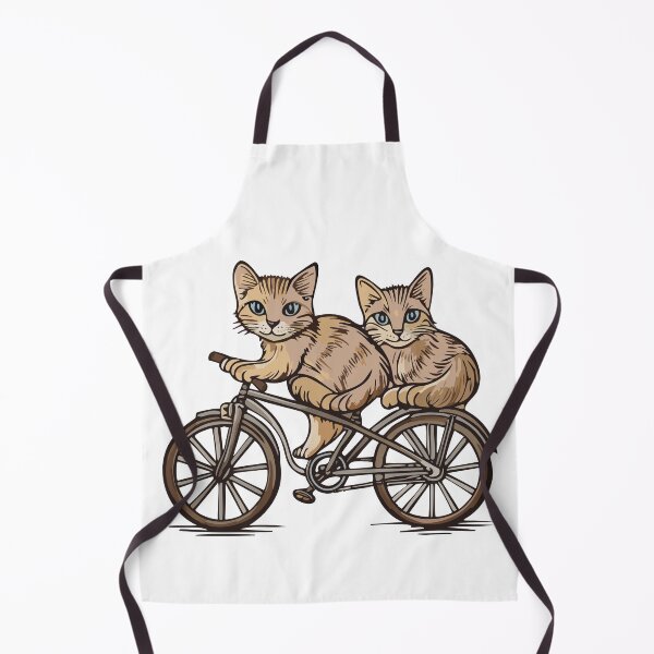 Item preview, Tandem Ride – Two Cats on a Bicycle designed and sold by Wanderly Ways.