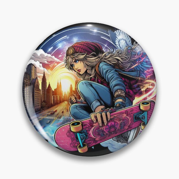 Item preview, Girl Skater Vibe - Street Shredder. Cool Graffiti Graphic. designed and sold by GEM STYLE.