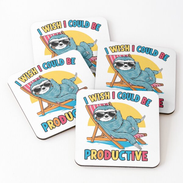 Item preview, I wish i could be productive designed and sold by whatthefoxsays.