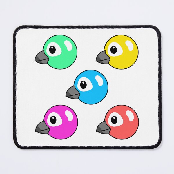 Item preview, Apple Bird Emoji Sticker — Cute & Fun designed and sold by DibujandoPorfa.