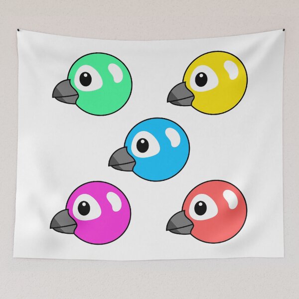 Item preview, Apple Bird Emoji Sticker — Cute & Fun designed and sold by DibujandoPorfa.
