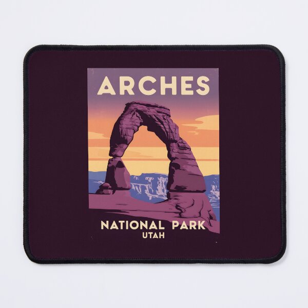 Item preview, A Vintage Illustration of Arches National Park - Utah - United States  designed and sold by GoodOldVintage.