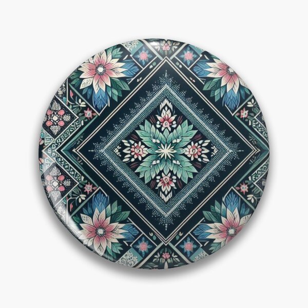 Item preview, Vibrant geometric fabric pattern designed and sold by Sigtrix.