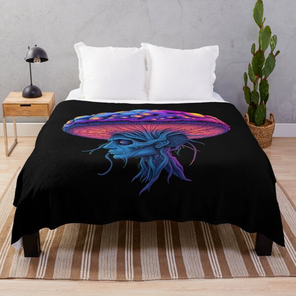 Item preview, Vibrant and Glowing Digital Mushroom Artwork designed and sold by Cloud-Riders.