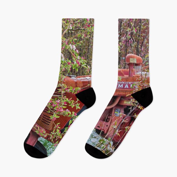 Item preview, Farmall in the Apple Blossoms and Snow designed and sold by alanathrower.