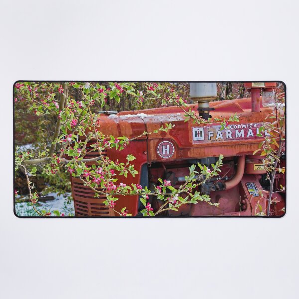 Item preview, Farmall in the Apple Blossoms and Snow designed and sold by alanathrower.
