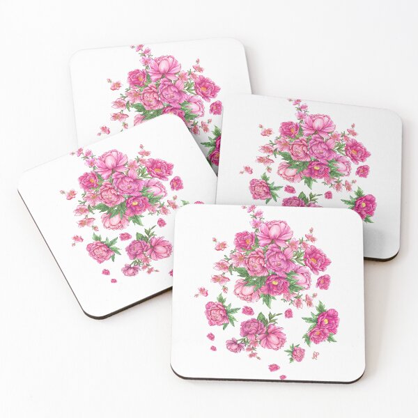 Item preview, Pink Peonies _ The Romantic Bouquet  designed and sold by NPrintsDesign.