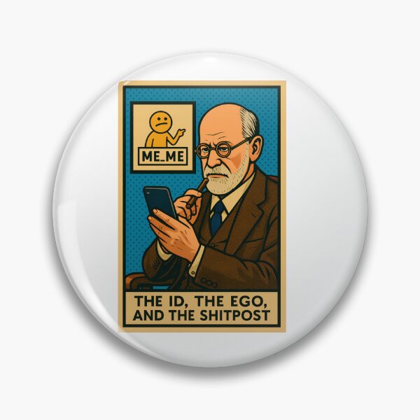 Item preview, Freud and the Meme: Analyzing the Depth of Shitpost designed and sold by zapdesign.