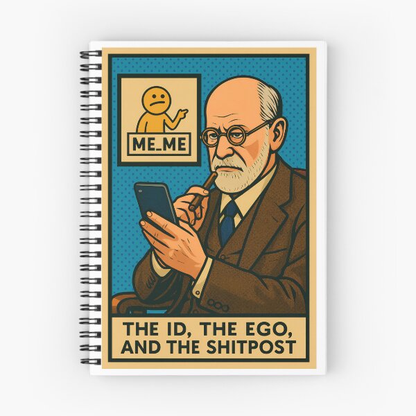 Item preview, Freud and the Meme: Analyzing the Depth of Shitpost designed and sold by zapdesign.