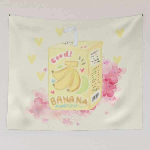 Item preview, Banana milk drink packets designed and sold by LiskoDesign.