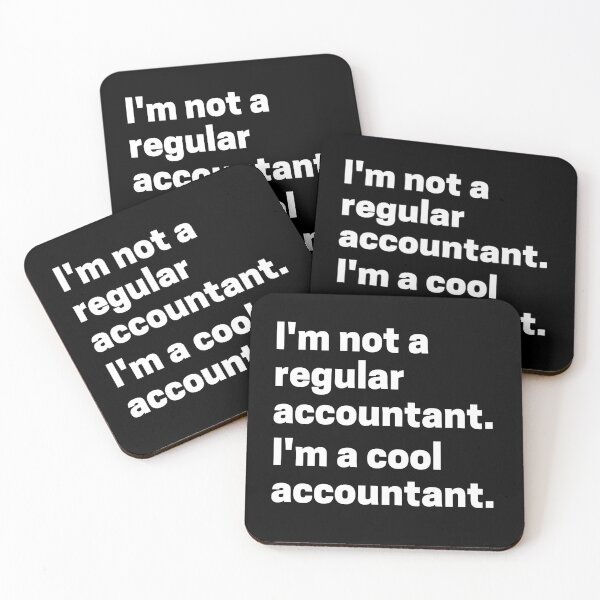 Item preview, I'm Not A Regular Accountant I'm A Cool Accountant Funny Accounting designed and sold by CuteLovelyDesigns.