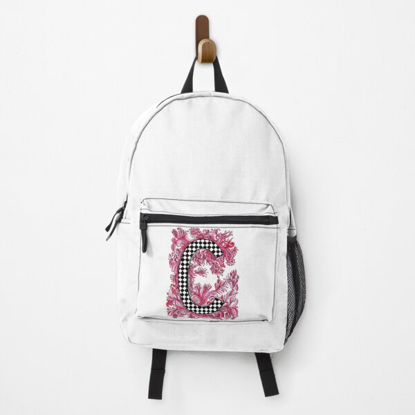 Item preview, Hot Pink C Baroque Monogram designed and sold by NPrintsDesign.