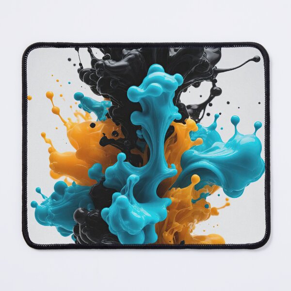 Item preview, Liquid Cyan And Orange Colors designed and sold by Scarlet Frame Studio.
