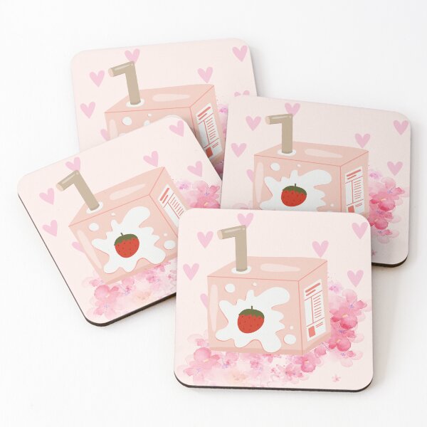 Item preview, Delicious strawberry milk in a drinking sachet designed and sold by LiskoDesign.
