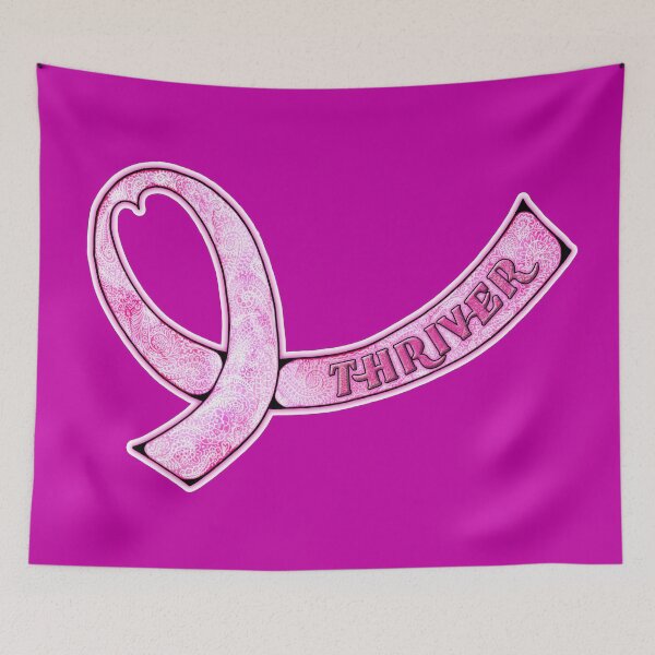 Item preview, Breast Cancer Awareness Ribbon for Thriver designed and sold by PinkWinkDesigns.