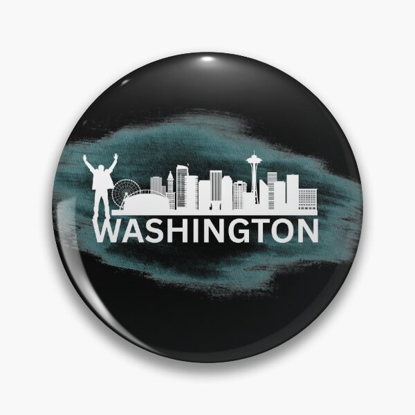 Item preview, Washington State, USA. Evergreen State, Emerald City. designed and sold by GEM STYLE.