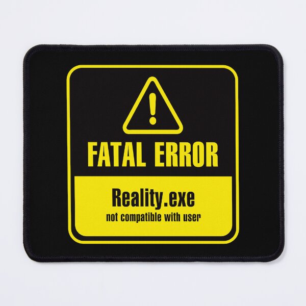 Item preview, FATAL ERROR: reality.exe not compatible with user designed and sold by therockstuff.