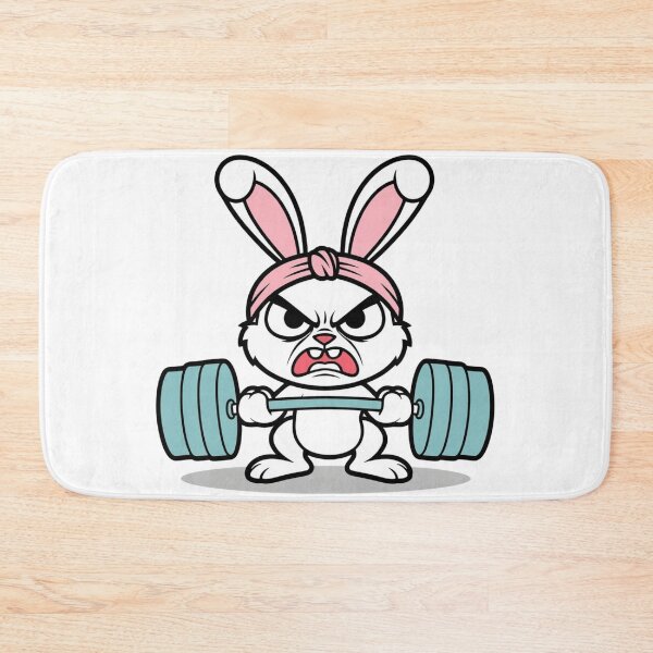 Item preview, Muscular bunny designed and sold by ZenFray.