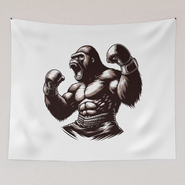 Item preview, Gorilla Boxer Fighter Boxing Roars Gift designed and sold by Pineapple-Tree.