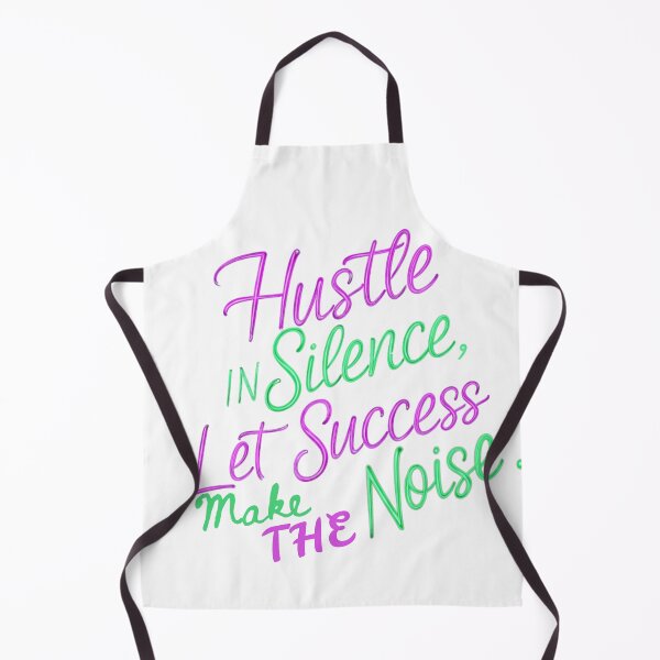 Item preview, Hustle in Silence Success Quote designed and sold by MaqueCreation.