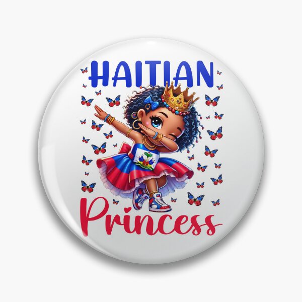 Item preview, Haitian Princess Dabbing for girls & kids designed and sold by NUMAcreations.