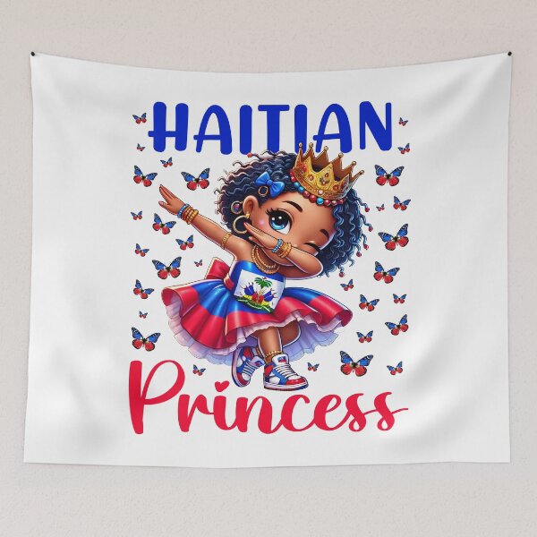 Item preview, Haitian Princess Dabbing for girls & kids designed and sold by NUMAcreations.