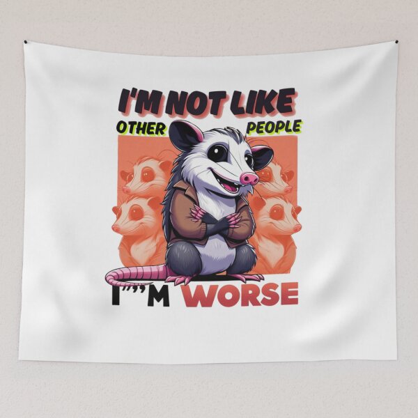 Item preview, Worse Than Your Average Joe Opossum designed and sold by Coollzone.