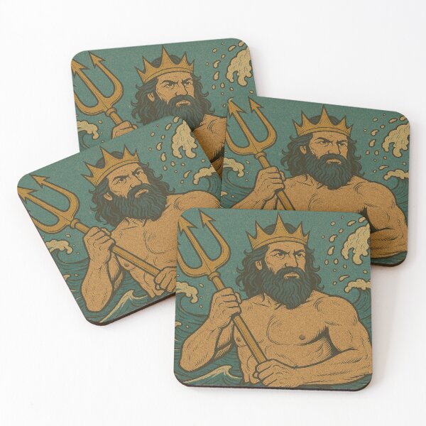 Item preview, Poseidon, God of the Sea, vintage designed and sold by Mauswohn.