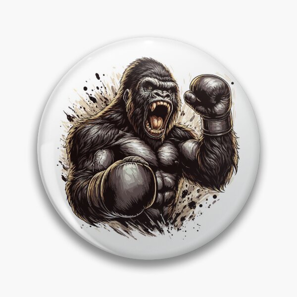 Item preview, Gorilla Boxer Fighter Boxing Roars Gift designed and sold by Pineapple-Tree.