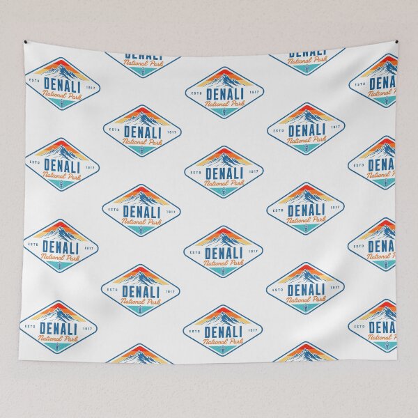 Item preview, Denali National Park AK Alaska Mountains designed and sold by Guarddogdrive.