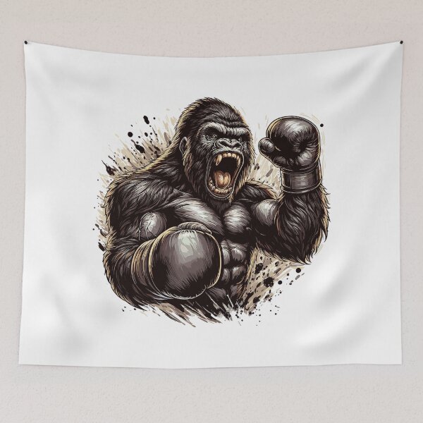 Item preview, Gorilla Boxer Fighter Boxing Roars Gift designed and sold by Pineapple-Tree.