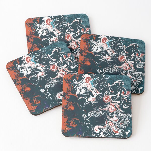 Item preview, Tidal Waves - Abstract Art designed and sold by ivonanya.