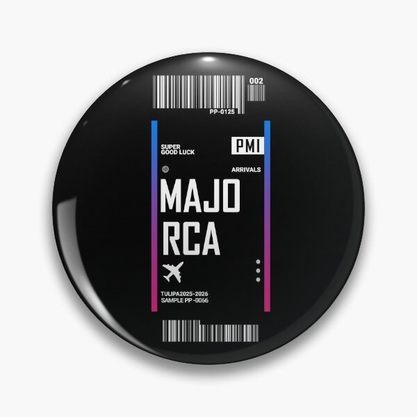 Item preview, Majorca City Stickera designed and sold by TulipaGraphics.