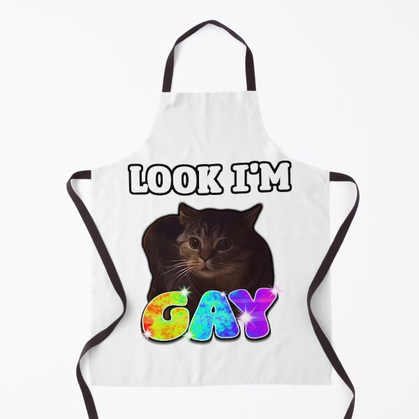 Item preview, Look I'm Gay Cat designed and sold by SyntheticOS.