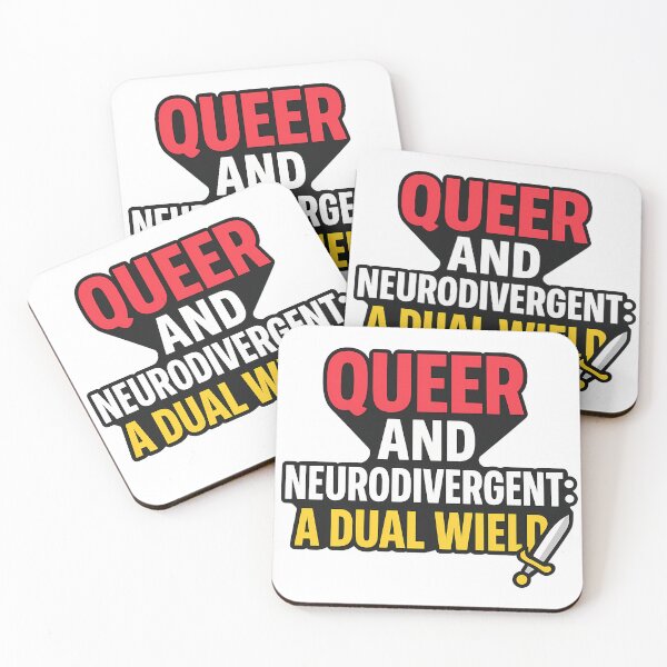 Item preview, Queer and Neurodivergent: A Dual Wield designed and sold by Haus Of Sin.