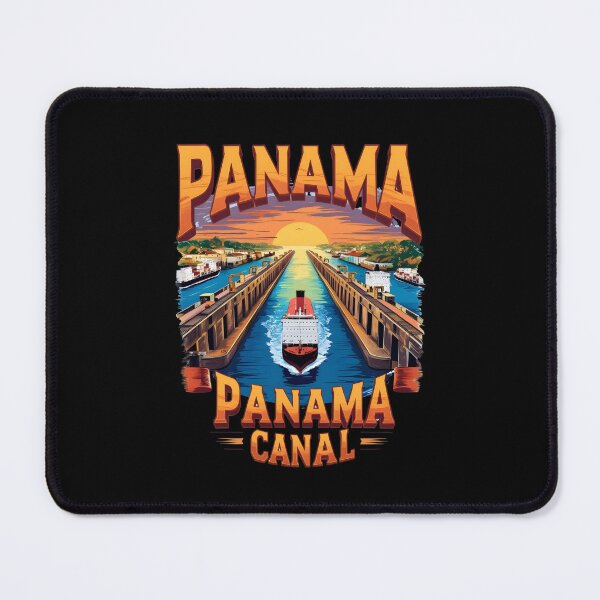 Item preview, A Vintage Travel Illustration of the Panama Canal - Panama  designed and sold by GoodOldVintage.