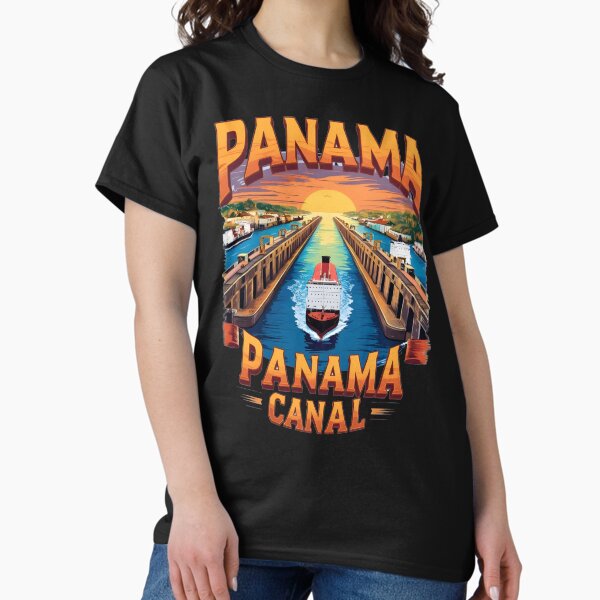 Item preview, A Vintage Travel Illustration of the Panama Canal - Panama  designed and sold by GoodOldVintage.