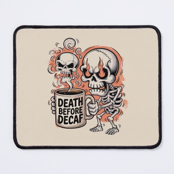 Item preview, Death Before Decaf designed and sold by SignumShop.