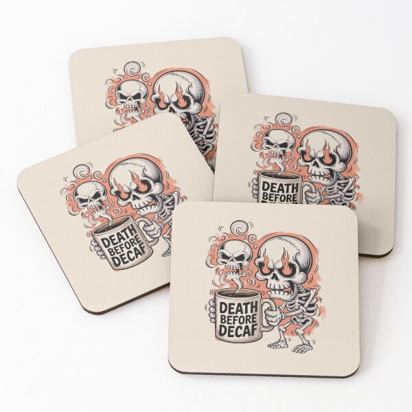 Item preview, Death Before Decaf designed and sold by SignumShop.