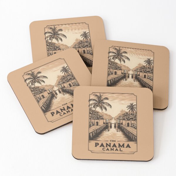 Item preview, A Vintage Travel Illustration of the Panama Canal - Panama  designed and sold by GoodOldVintage.
